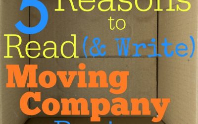 5 Reasons to Read and Write Moving Company Reviews