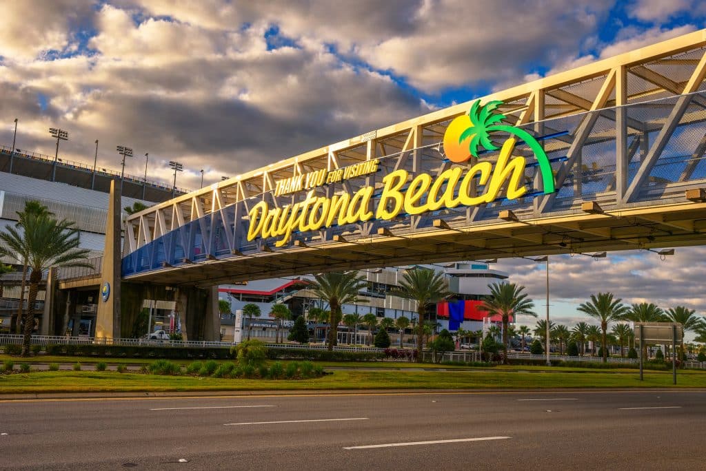 Daytona Beach welcome sign